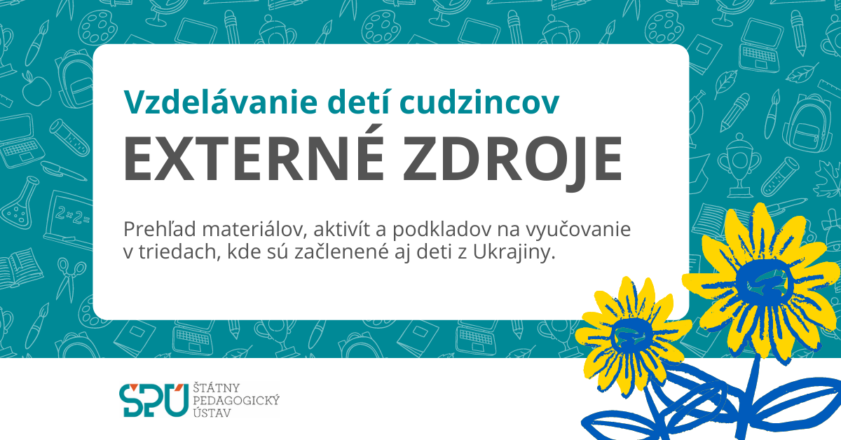 externe zdroje vzdelavanie deti cudzincov | WebJET CMS
